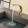 Robinet de lavabo de salle de bain - Classique en bronze huilé/nickel brossé/galvanoplastie centerset mitigeur monotrou en laiton