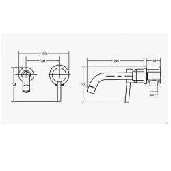 Robinet de Lavabo Utilitaire Moderne Chromé Or Noir avec Bec Rotatif, à Un Trou et à Poignée Unique avec Interrupteur d'Eau Chaude et Froide, Robinet Commercial de Remplissage de Pot