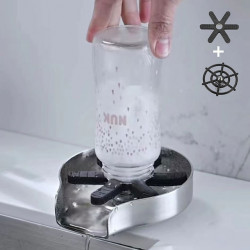 Rinceur de Verre pour Évier de Cuisine, Acier Inoxydable, Accessoires Variés