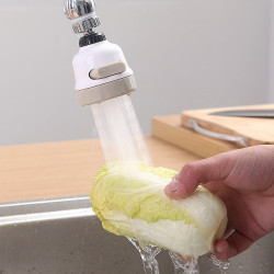 Booster de Douche Rotatif à 360 Degrés pour Robinet de Cuisine, Économiseur d'Eau, Anti-Éclaboussures