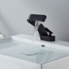 Mitigeur de lavabo cascade en laiton, design moderne et élégant pour salle de bain