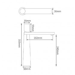 Robinet lavabo classique, plaqué et finitions peintes, set de centre mitigeur à un trou pour salle de bain